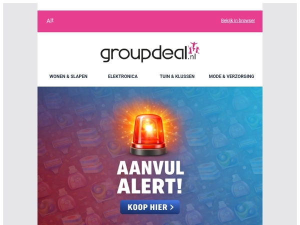 🚨 AANVUL ALERT! Tijd om slim in te slaan