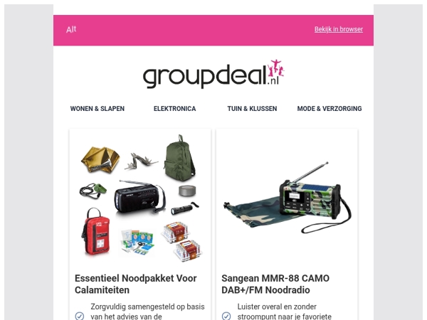 Bekijk de beste deals van deze week!