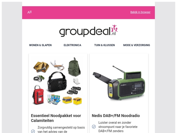 Bekijk de beste deals van deze week!