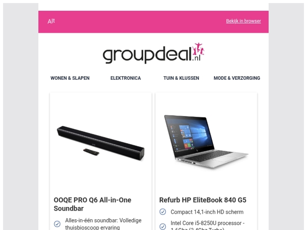 Bekijk de beste deals van deze week!