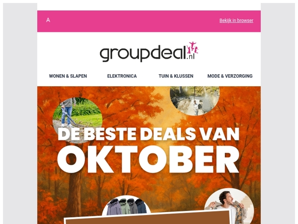 De beste deals van OKTOBER! 🍂🎃🍁