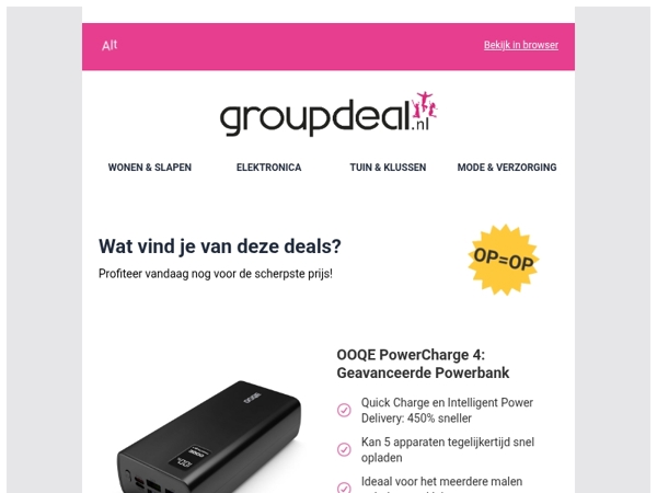 Iedere dag de beste aanbiedingen voor jou