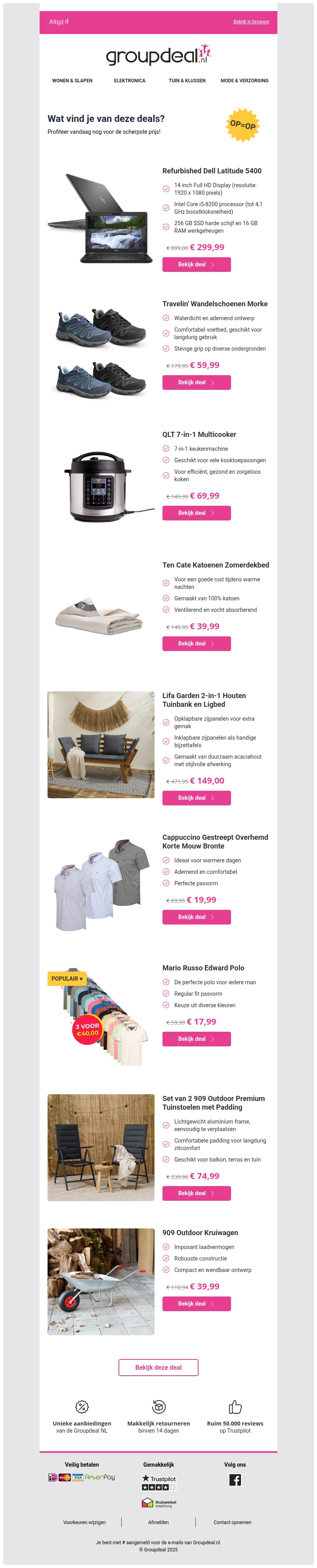 Deze aanbiedingen wil je niet missen Deze aanbiedingen wil je niet missen