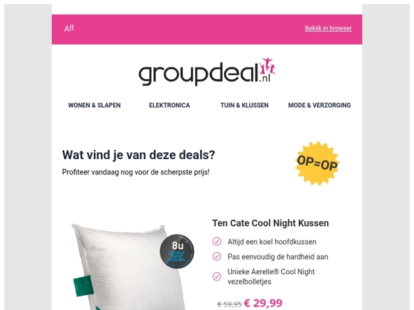 Korting, korting en nog eens korting!