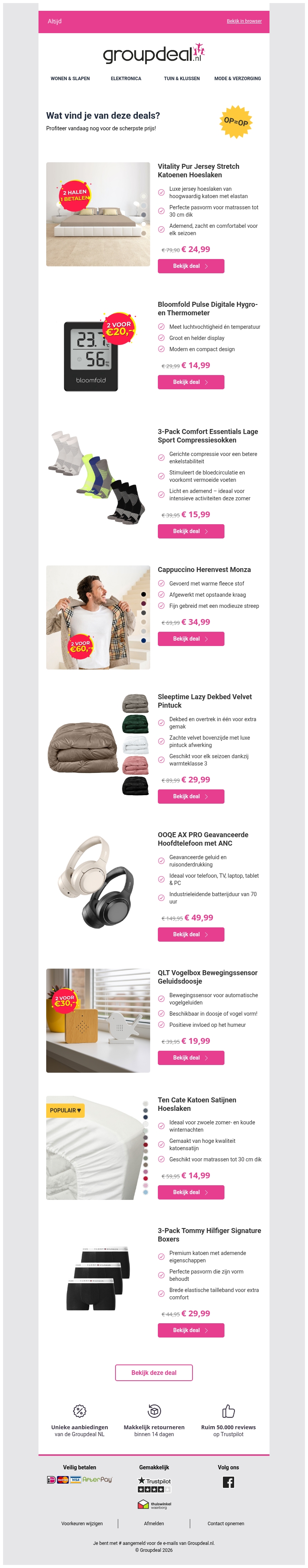 Deze aanbiedingen wil je niet missen Deze aanbiedingen wil je niet missen