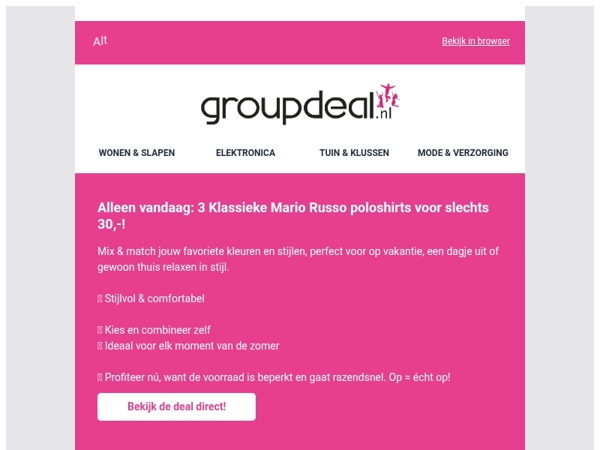⚠️ Poloshirts - 3 voor maar 30 euro!