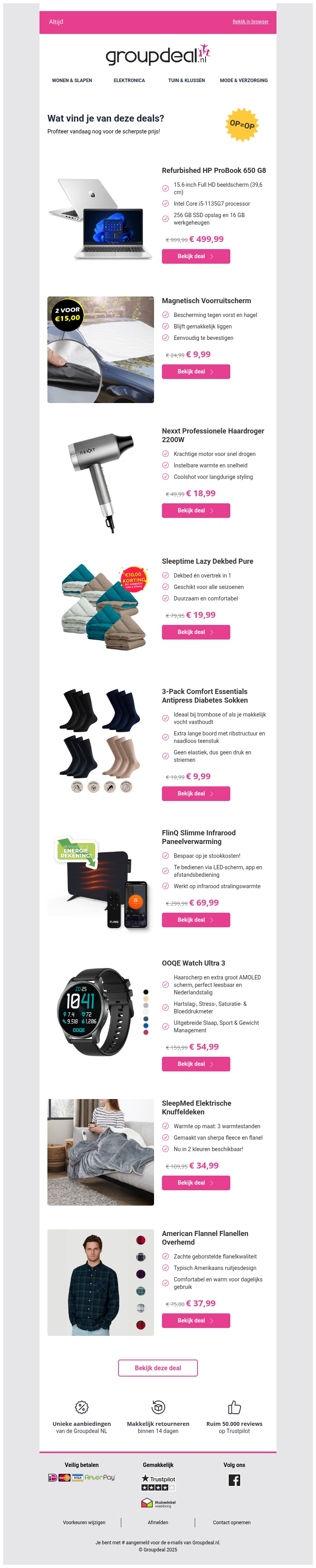 Deze aanbiedingen wil je niet missen Deze aanbiedingen wil je niet missen