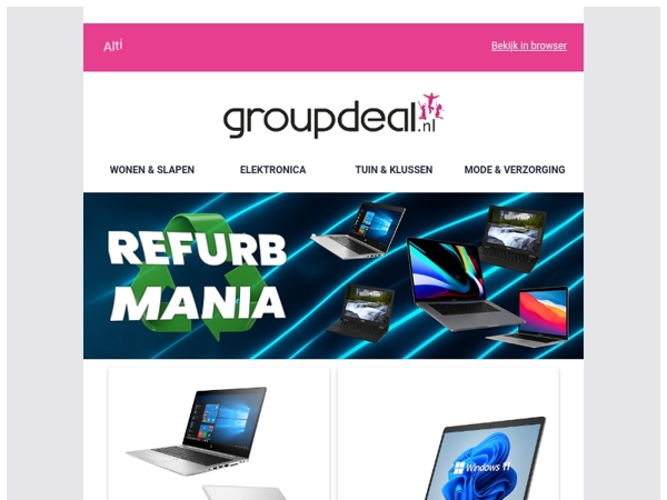 🚨 REFURB MANIA: De beste refurbished latopdeals! 🚨