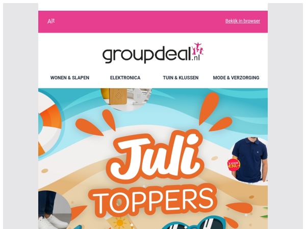 JULI TOPPERS: De ALLERBESTE deals van deze maand! ☀️🌊🥵