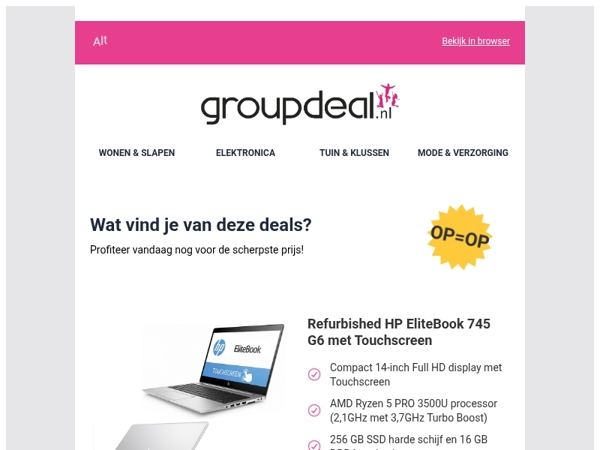 Pak deze deals voordat ze verdwijnen!