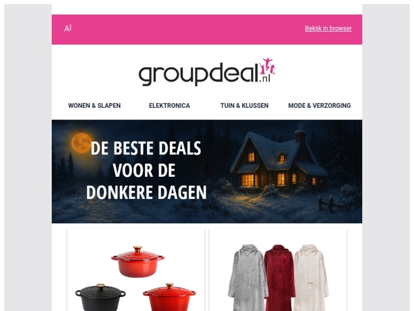 De beste deals voor de donkere dagen! ☕🫖