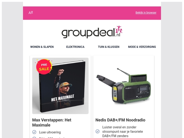 Bekijk de beste deals van deze week!