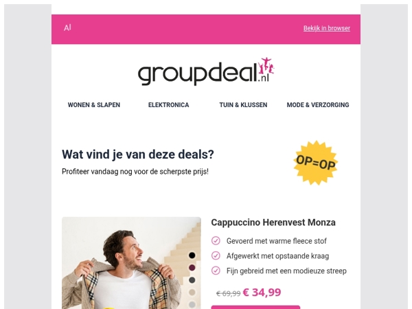 Iedere dag de beste aanbiedingen voor jou