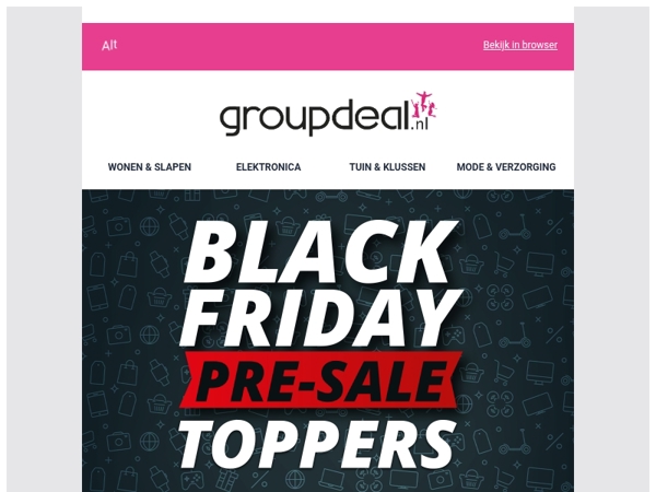 TOPPERS: De beste Black Friday Pre-Sale deals op een rijtje! 🛒⚫🚨