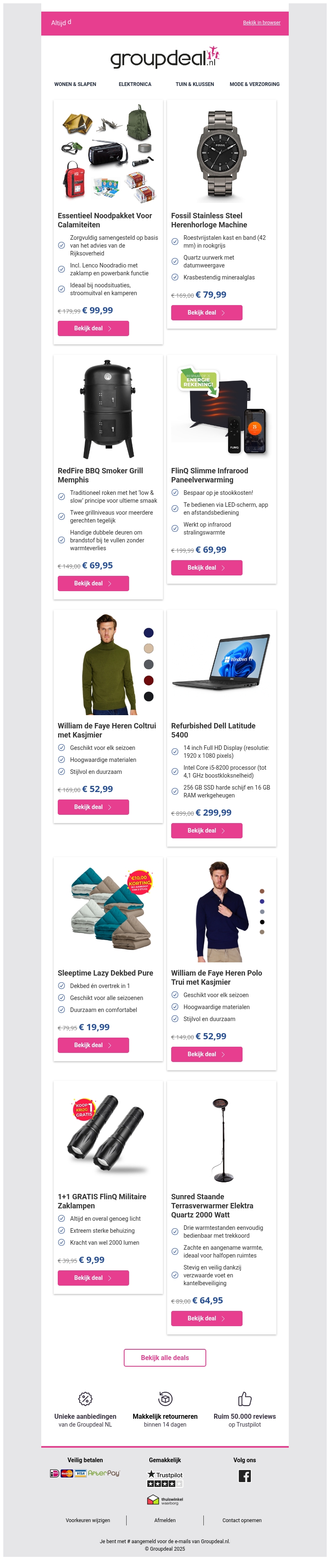 Bekijk de beste deals van deze week! Bekijk de beste deals van deze week!