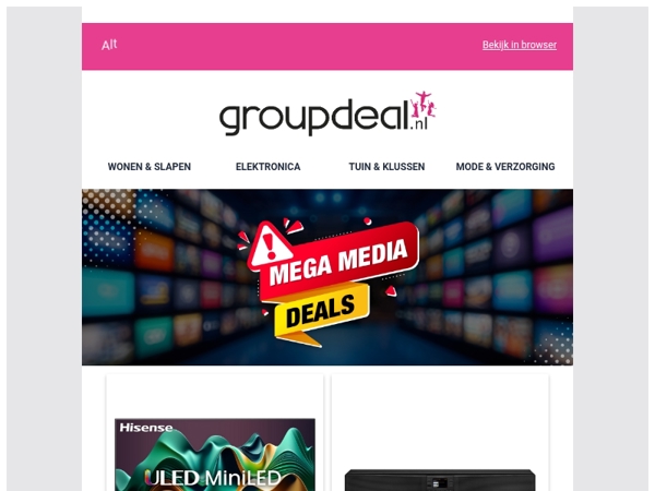 Ontdek onze Mega Media Deals 📢❗🚨 Top kwaliteit beeld en geluid!