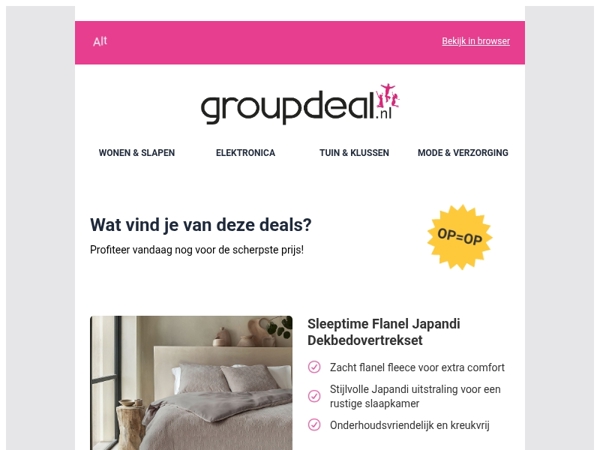 Iedere dag de beste aanbiedingen voor jou