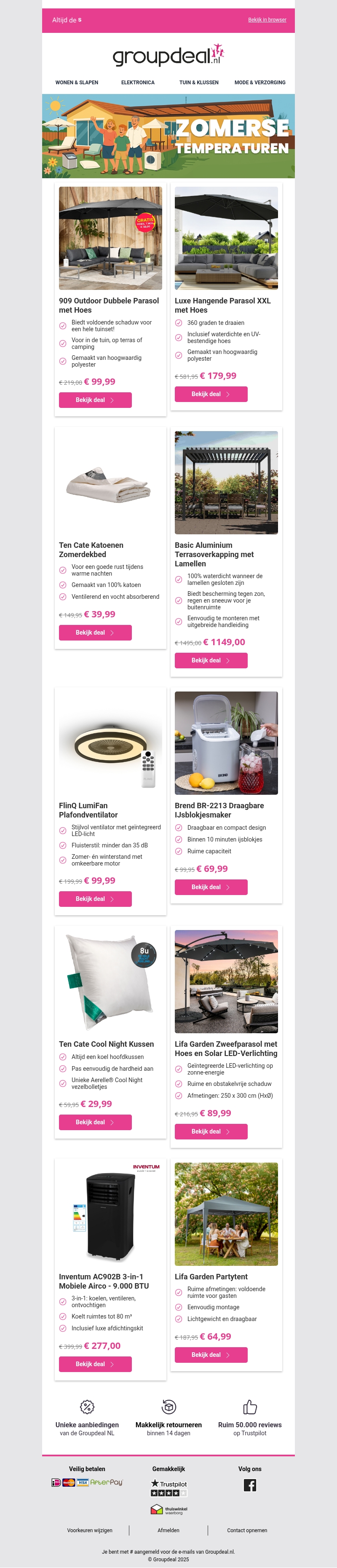 De beste zomerdeals: Bereidt je voor op het lekkere weer! ππΊπ΄ De beste zomerdeals: Bereidt je voor op het lekkere weer! ππΊπ΄