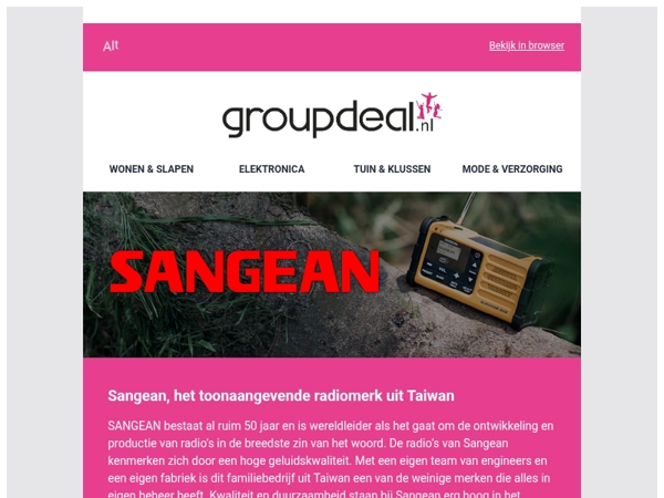 De beste deals van Sangean! 📻🔊