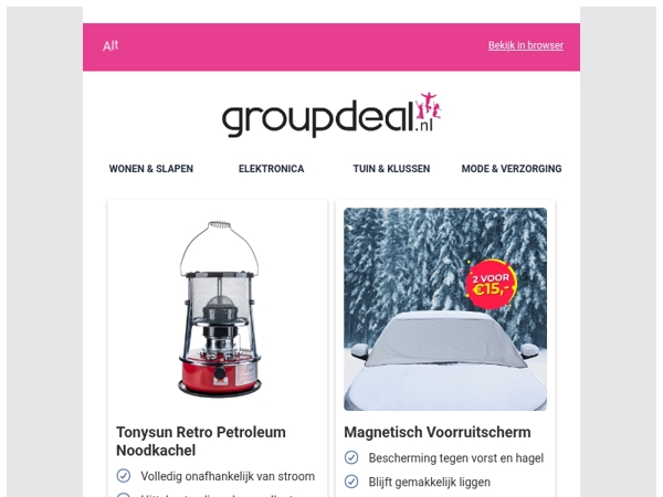 Bekijk de beste deals van deze week!