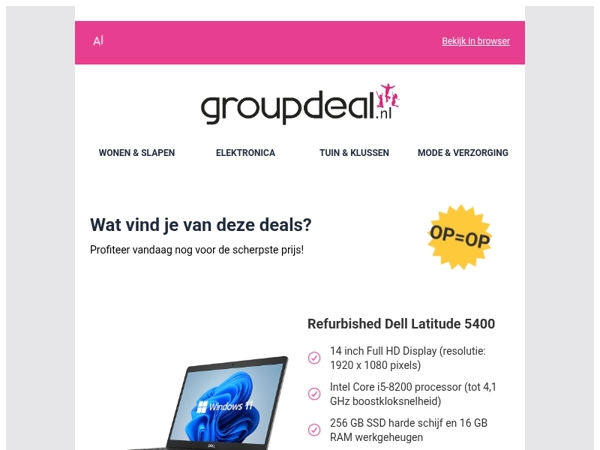 Deze aanbiedingen wil je niet missen