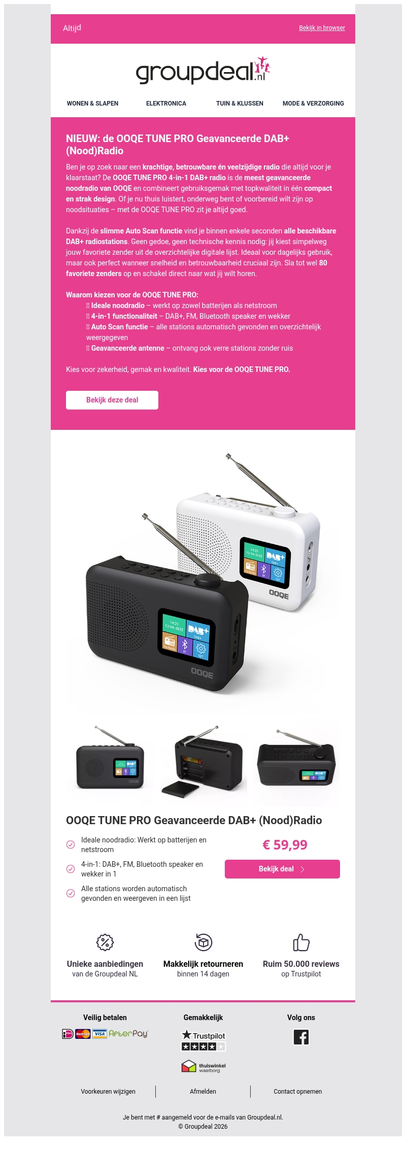 NIEUW ✨ de OOQE TUNE PRO - compact, krachtig en betrouwbaar NIEUW ✨ de OOQE TUNE PRO - compact, krachtig en betrouwbaar