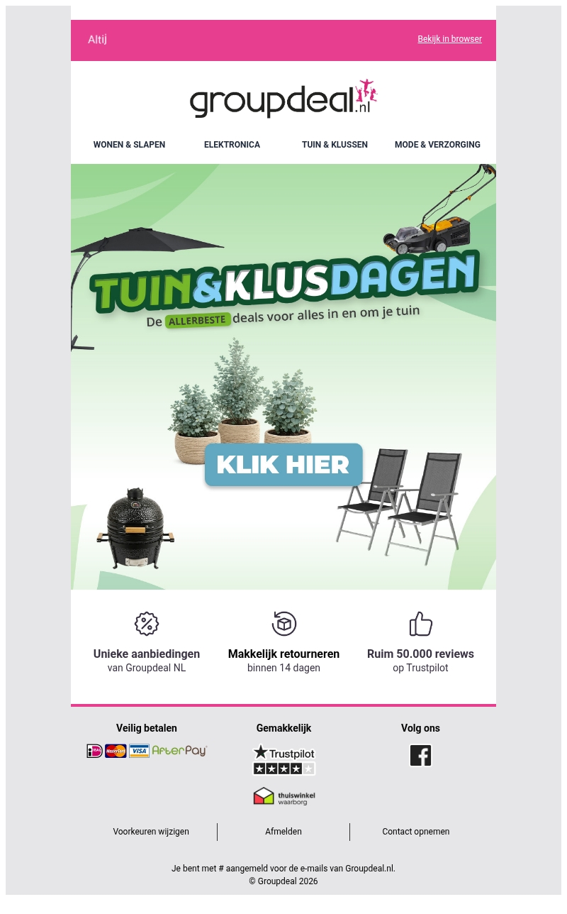 VOORJAARVOORDEEL: Nieuw seizoen, nieuwe deals! πΈ VOORJAARVOORDEEL: Nieuw seizoen, nieuwe deals! πΈ