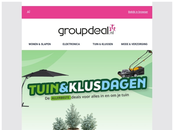 VOORJAARVOORDEEL: Nieuw seizoen, nieuwe deals! 🌸