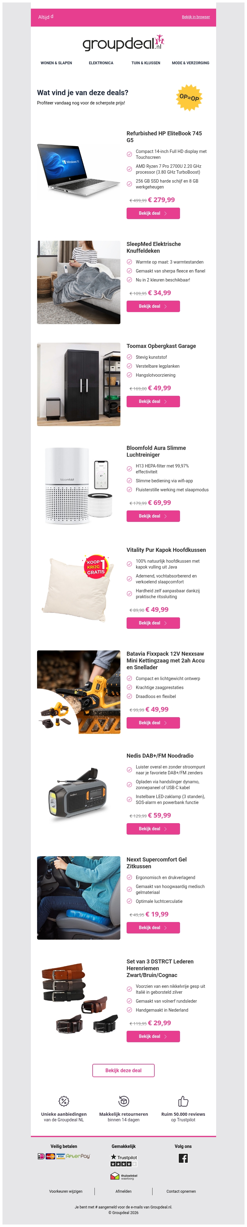 Deze aanbiedingen wil je niet missen Deze aanbiedingen wil je niet missen