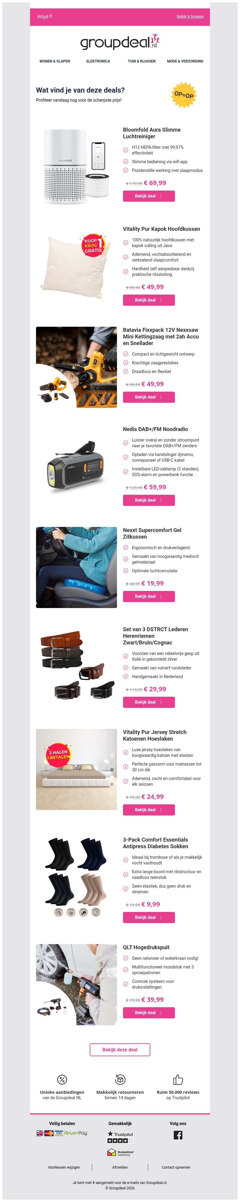 Korting, korting en nog eens korting! Korting, korting en nog eens korting!