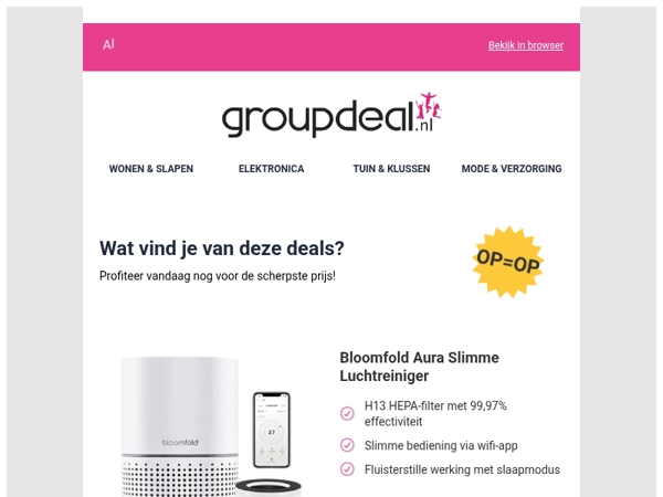 Korting, korting en nog eens korting!