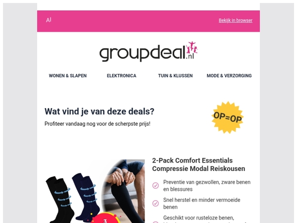 Klaar om te besparen? Bekijk snel de dagdeals