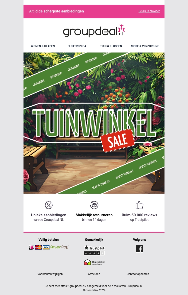 Alles Voor Je Tuin Met Hoge Kortingen β Mis De Uitverkoop Niet! π‘ Alles Voor Je Tuin Met Hoge Kortingen β Mis De Uitverkoop Niet! π‘