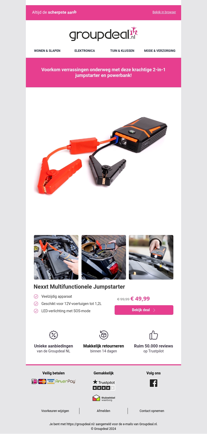 🔋Altijd Voorbereid Met de Nexxt Multifunctionele Jumpstarter – De Redder in Nood Op De Weg! 🔋 🔋Altijd Voorbereid Met de Nexxt Multifunctionele Jumpstarter – De Redder in Nood Op De Weg! 🔋