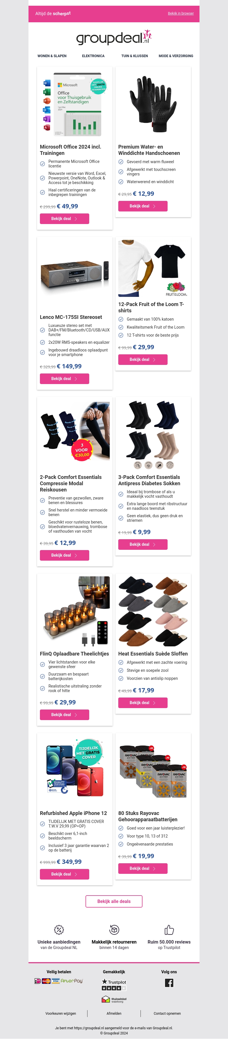 Bekijk de beste deals van deze week! Bekijk de beste deals van deze week!