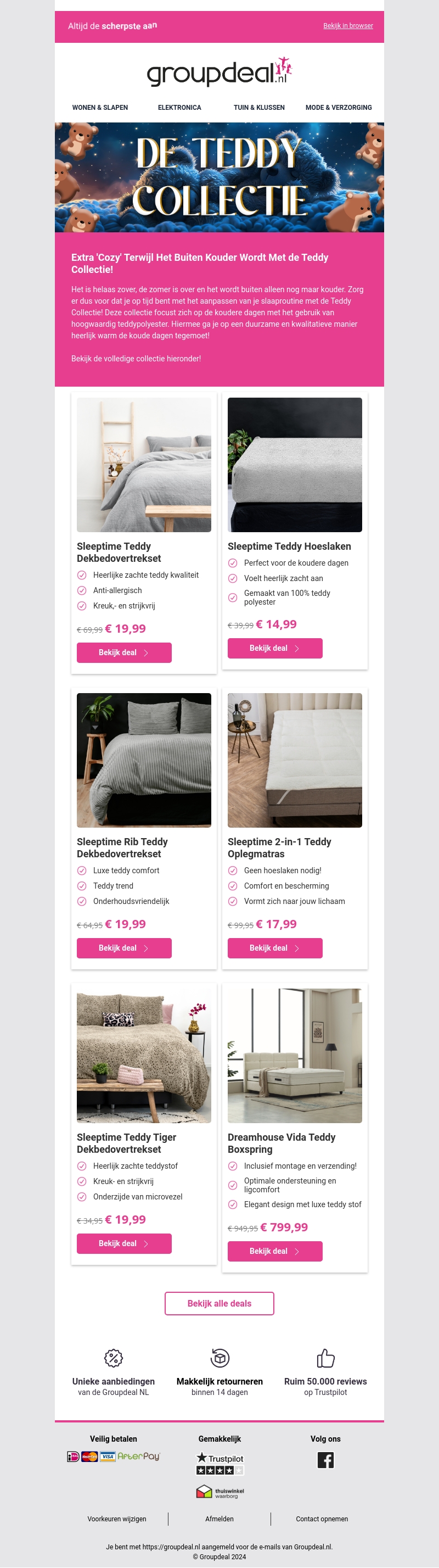 Comfortabel De Herfst In Met de Teddy Collectie! 🧸 Comfortabel De Herfst In Met de Teddy Collectie! 🧸