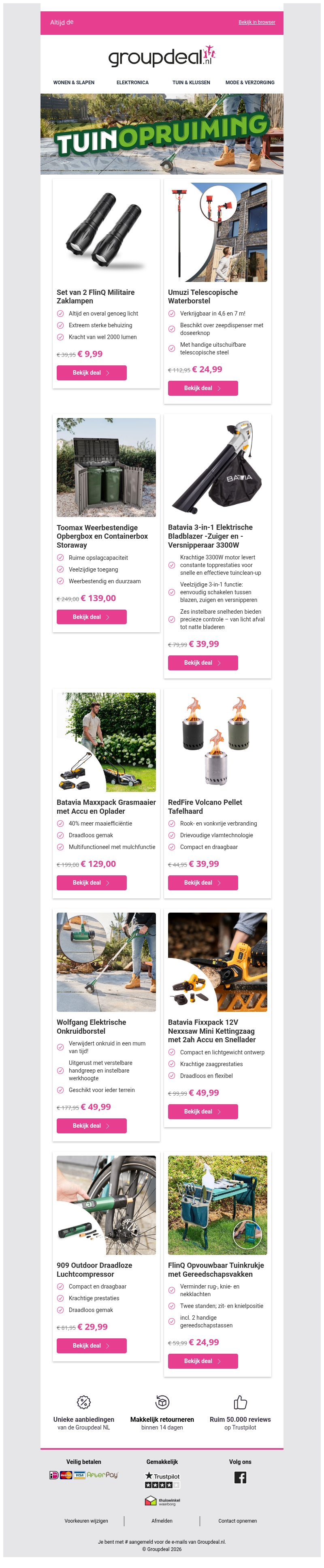 Opruiming! Maak vandaag nog korte metten met tuinchaos πβ‘ Opruiming! Maak vandaag nog korte metten met tuinchaos πβ‘