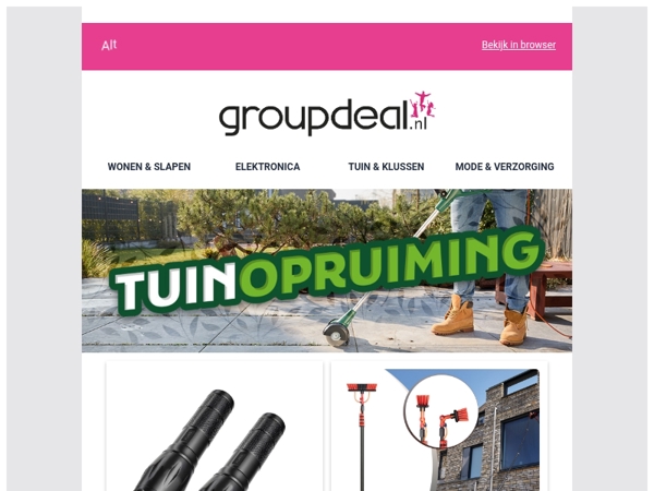 Opruiming! Maak vandaag nog korte metten met tuinchaos 🍃⚡