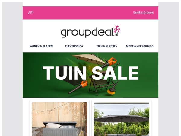 TUIN SALE: Geniet van MEGA kortingen op ALLE tuinproducten! 🌳☘️