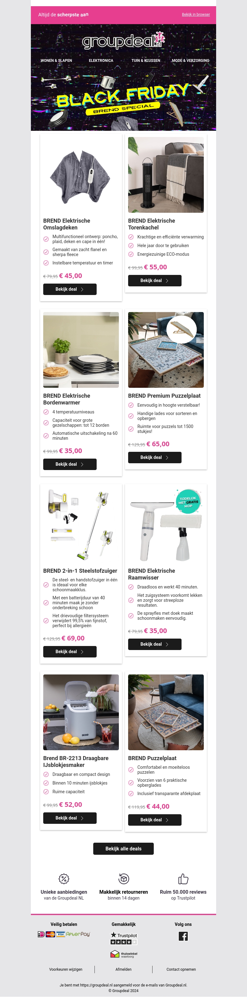 De BREND Black Friday Special! 🧹 De BREND Black Friday Special! 🧹