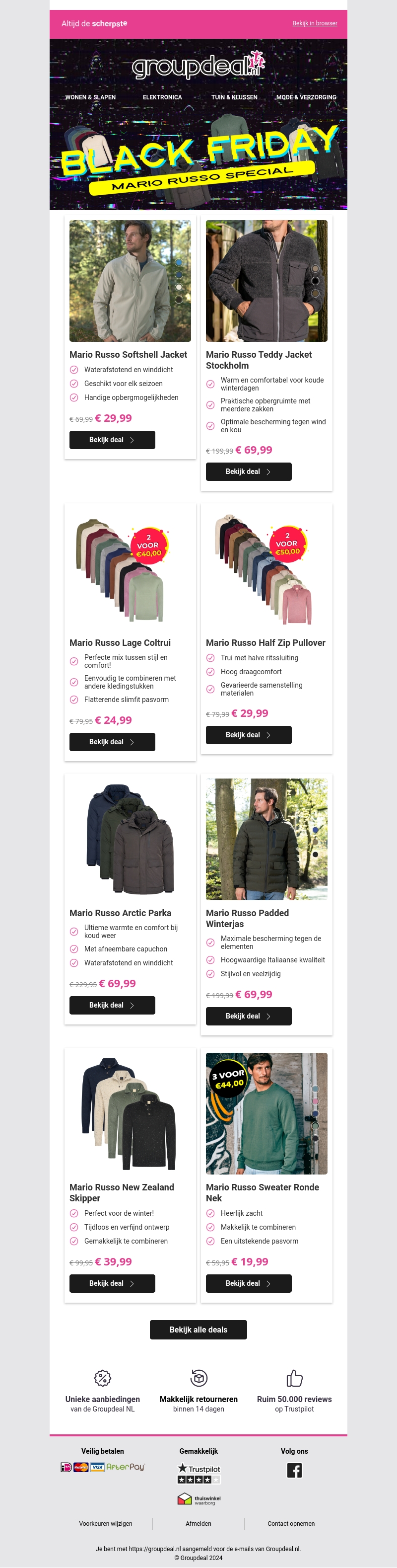 De Ultieme Mario Russo BLACK FRIDAY Collectie! ๐ De Ultieme Mario Russo BLACK FRIDAY Collectie! ๐