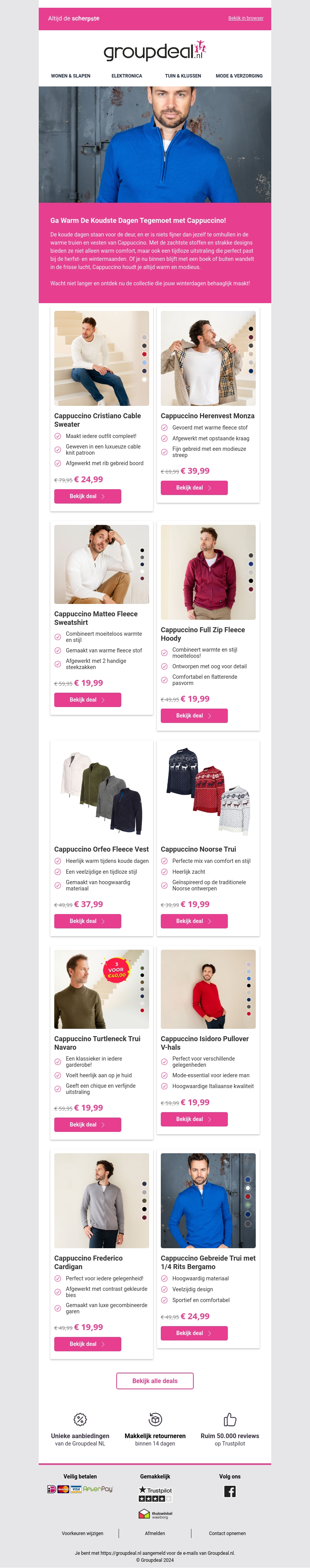 De Warmste Truien & Vesten Voor De Beste Prijzen! De Warmste Truien & Vesten Voor De Beste Prijzen!