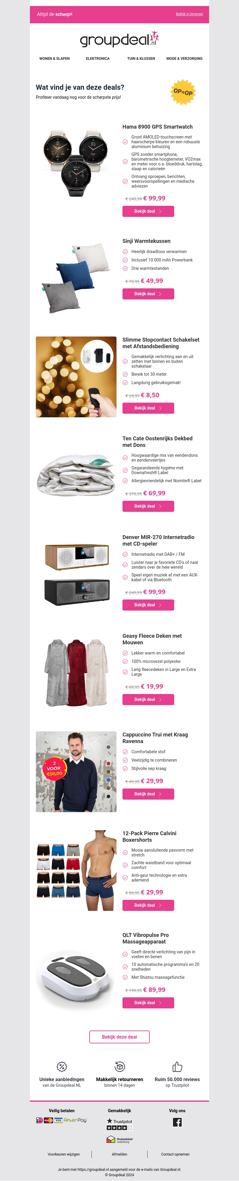 Deze aanbiedingen wil je niet missen Deze aanbiedingen wil je niet missen