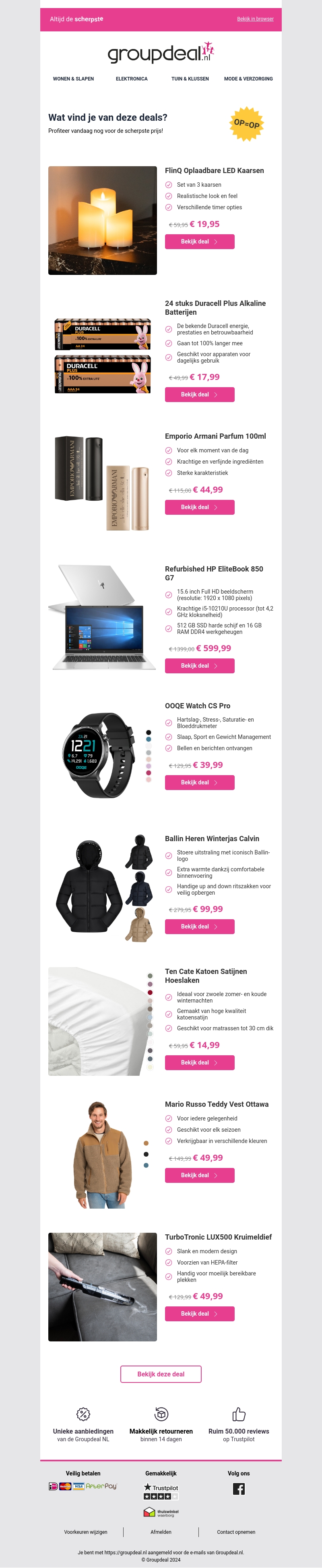 Deze aanbiedingen wil je niet missen Deze aanbiedingen wil je niet missen