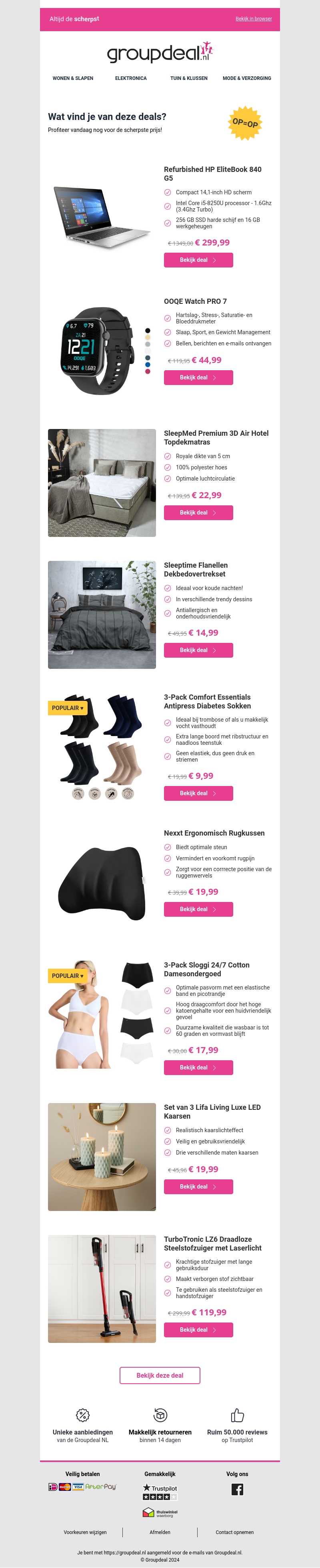 Deze aanbiedingen wil je niet missen Deze aanbiedingen wil je niet missen