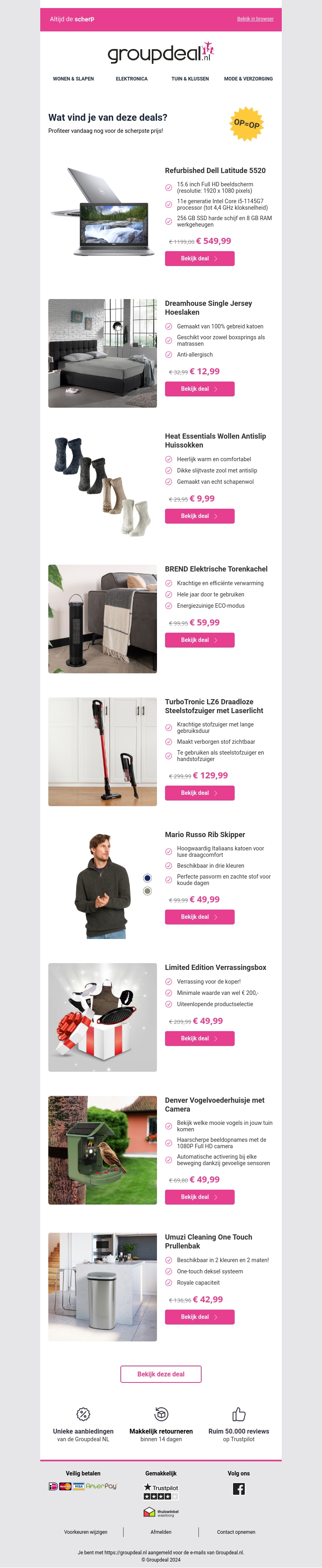 Deze aanbiedingen wil je niet missen Deze aanbiedingen wil je niet missen