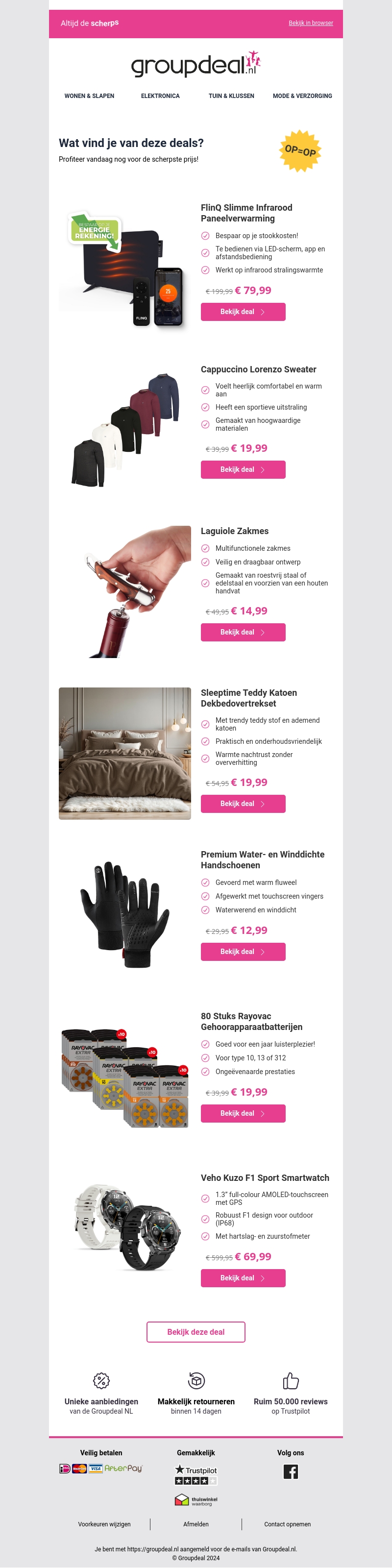 Deze aanbiedingen wil je niet missen Deze aanbiedingen wil je niet missen