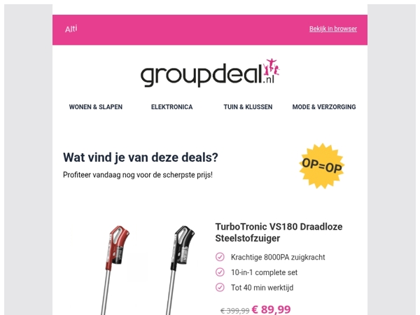 Pak deze deals voordat ze verdwijnen!