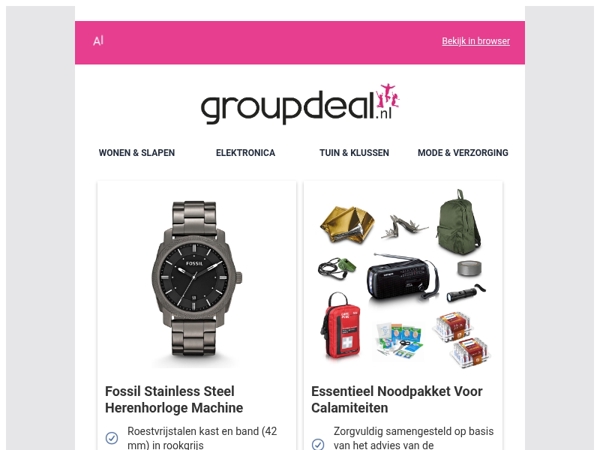 Bekijk de beste deals van deze week!