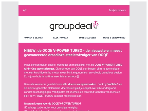 NIEUW ✨ De meest geavanceerde OOQE stofzuiger tot nu toe! ✨